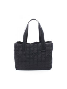 Chanel Tote New Travel Line PM Black Leather